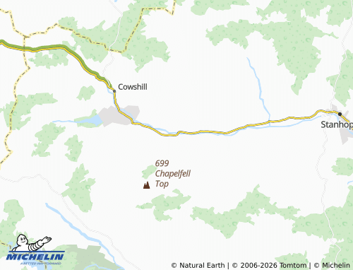 Carte MICHELIN Daddry Shield - ViaMichelin