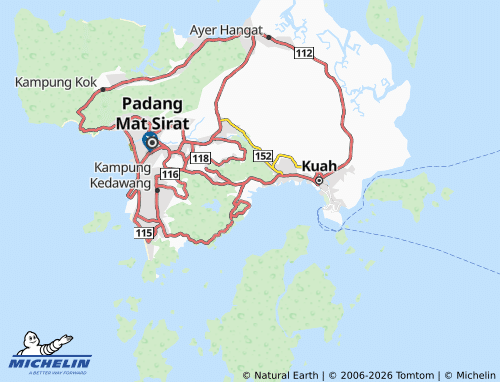 MICHELIN-Landkarte Bukit Tekoh - ViaMichelin