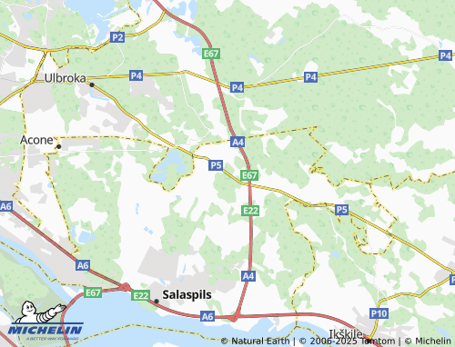 MICHELIN Tēraudi map - ViaMichelin
