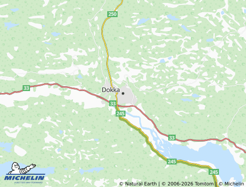 MICHELIN Dokka map - ViaMichelin