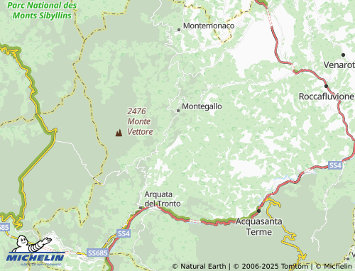 Mapa MICHELIN Migliarelli - ViaMichelin