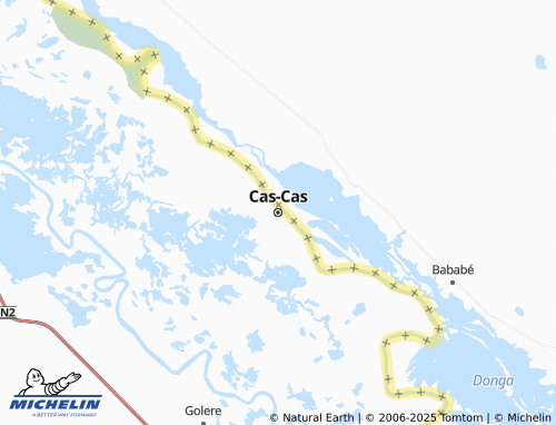 MICHELIN Cas-Cas map - ViaMichelin