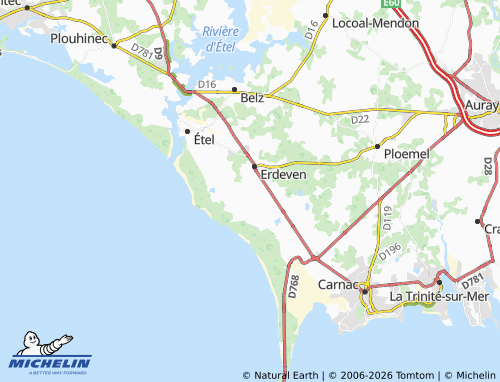 Mappa MICHELIN Kervazic - ViaMichelin