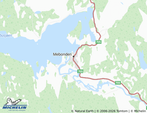 MICHELIN Mebonden map - ViaMichelin