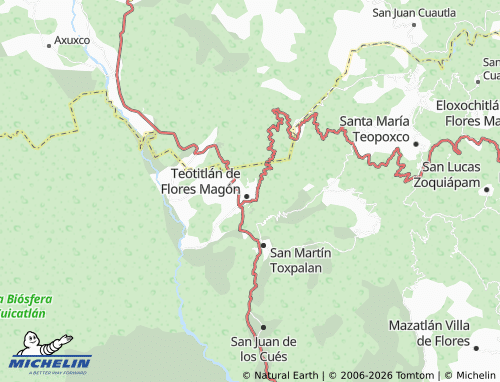 MICHELIN San Felipe, Colonia Hidalgo map - ViaMichelin