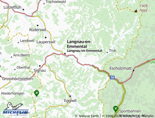MICHELIN Bärau map - ViaMichelin