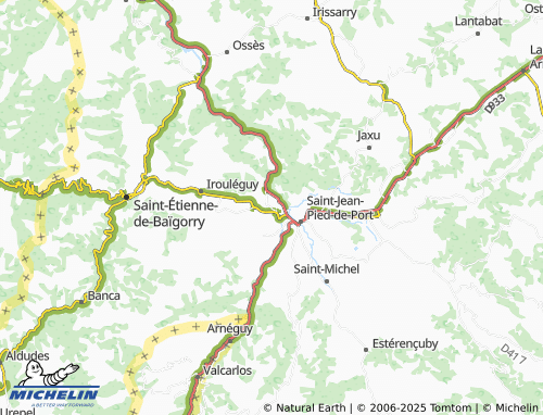 MICHELIN Ascarat map - ViaMichelin