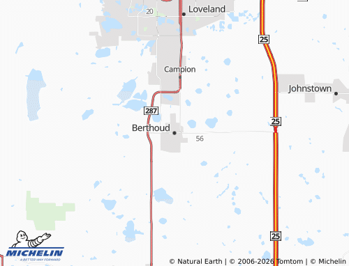 Mapa MICHELIN Berthoud - ViaMichelin