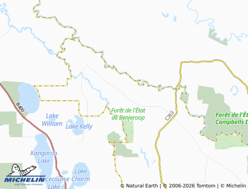 MICHELIN Murrabit West map - ViaMichelin
