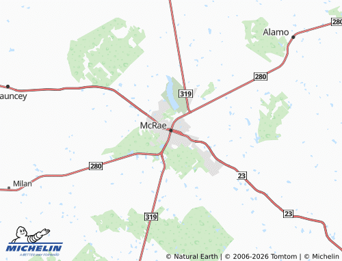 Mapa MICHELIN McRae - ViaMichelin