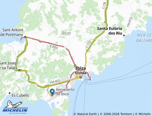 Mapa MICHELIN Montecristo - ViaMichelin