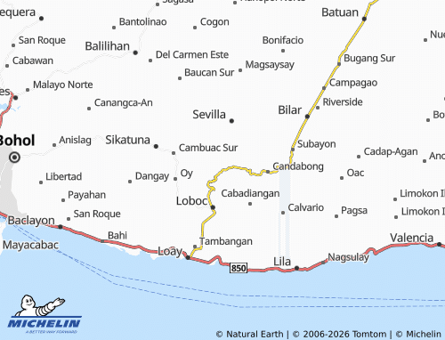 MICHELIN Tigbao map - ViaMichelin