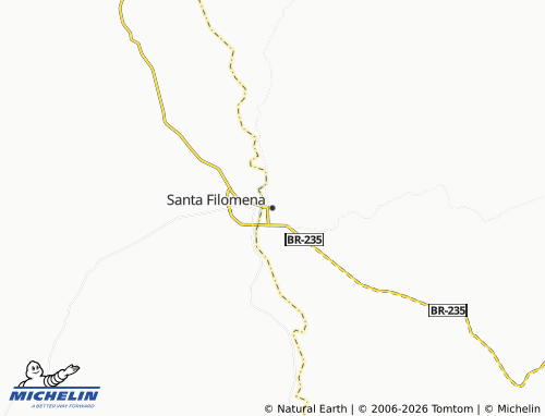 Mapa MICHELIN Santa Filomena - ViaMichelin