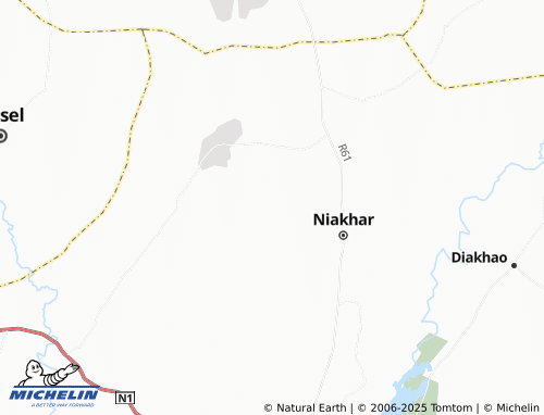 MICHELIN-Landkarte Diorhoul - ViaMichelin
