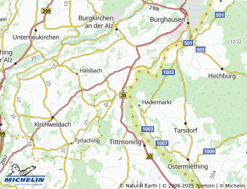 Mapa MICHELIN Nonnreit - ViaMichelin