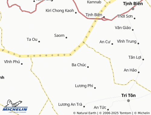 MICHELIN Lạc Quới map - ViaMichelin