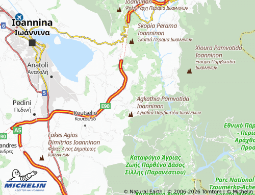 Carte MICHELIN Iliokali - ViaMichelin