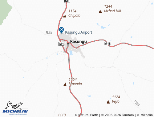Mappa MICHELIN Mkutuma - ViaMichelin