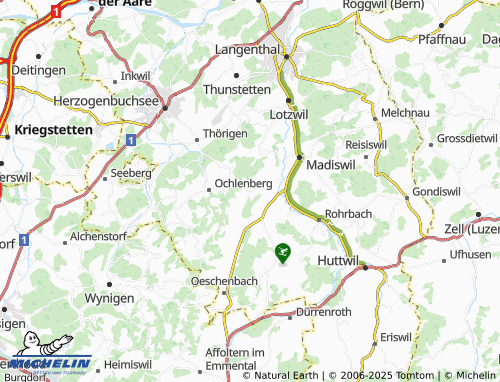 MICHELIN Leimiswil map - ViaMichelin