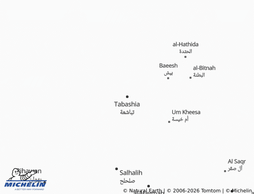 Carte MICHELIN Tabashia - ViaMichelin
