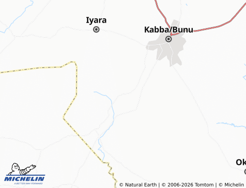 MICHELIN Ogidi-Kabba map - ViaMichelin