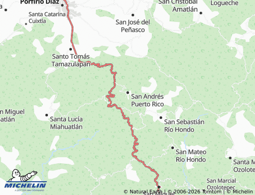 Mapa MICHELIN Loma Larga - ViaMichelin