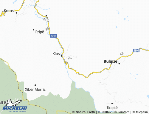MICHELIN Bejnë map - ViaMichelin