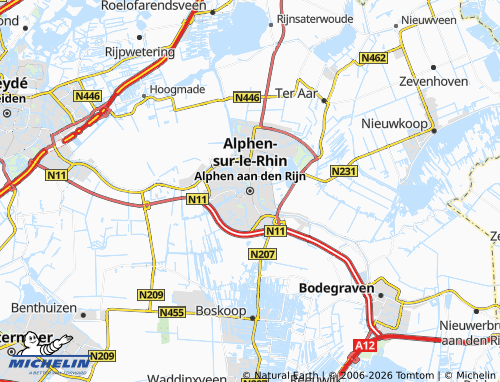 MICHELIN Alphen aan Den Rijn map - ViaMichelin