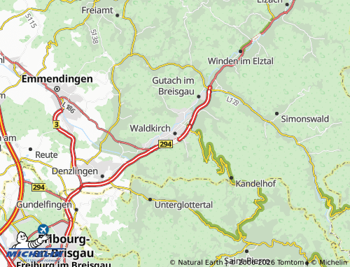 Mapa MICHELIN Waldkirch - ViaMichelin