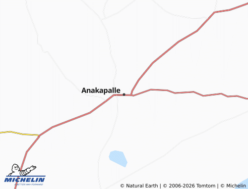 MICHELIN-Landkarte Anakapalle - ViaMichelin