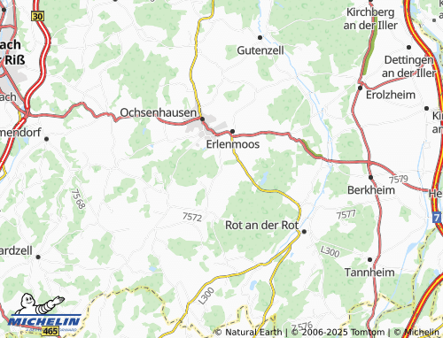 Mappa MICHELIN Oberstetten - ViaMichelin