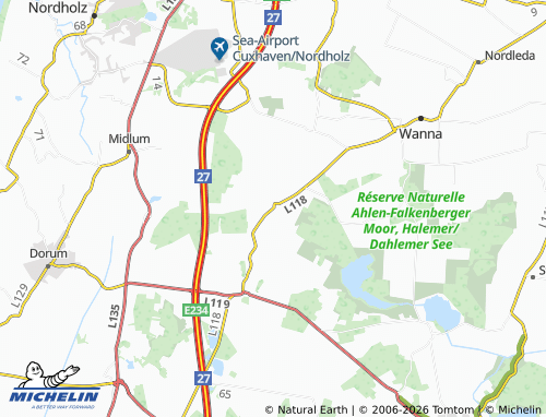MICHELIN Krempel map - ViaMichelin