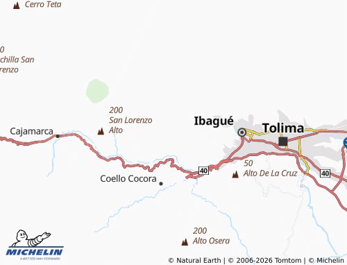 MICHELIN Cataima map - ViaMichelin