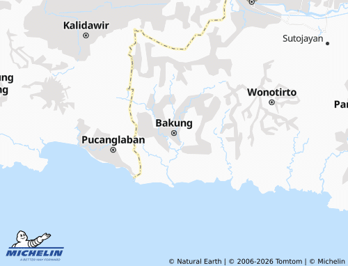 Mapa MICHELIN Bakung - ViaMichelin