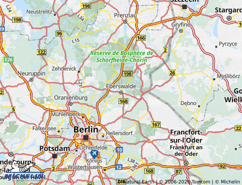 Mappa MICHELIN Barnim - ViaMichelin