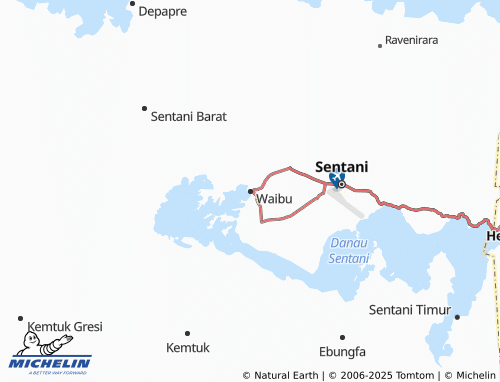 MICHELIN Waibu map - ViaMichelin