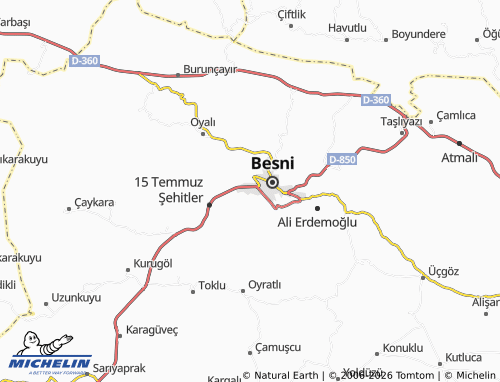MICHELIN Erdemoğlu map - ViaMichelin