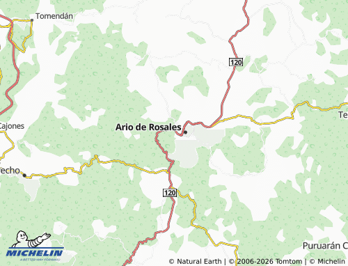 MICHELIN Cuna del Poder map - ViaMichelin