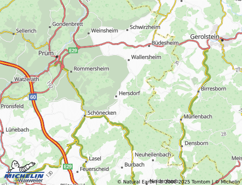 MICHELIN Oberhersdorf map - ViaMichelin