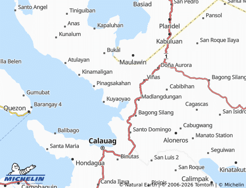 MICHELIN Apad Lutao map - ViaMichelin