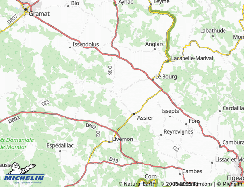 MICHELIN Sonac map - ViaMichelin