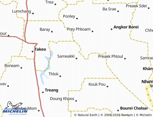 MICHELIN Sameakki map - ViaMichelin