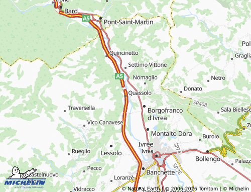 Kaart MICHELIN Quassolo - ViaMichelin