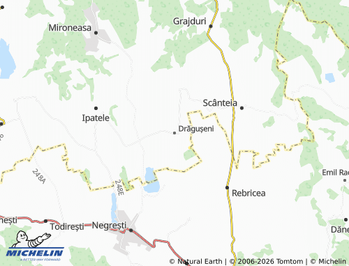 Mappa MICHELIN Drăgușeni - ViaMichelin