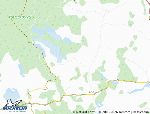 MICHELIN Mazury map - ViaMichelin