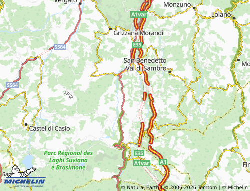 Mappa MICHELIN Creda - ViaMichelin