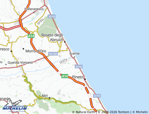 Mapa MICHELIN Scerne - ViaMichelin