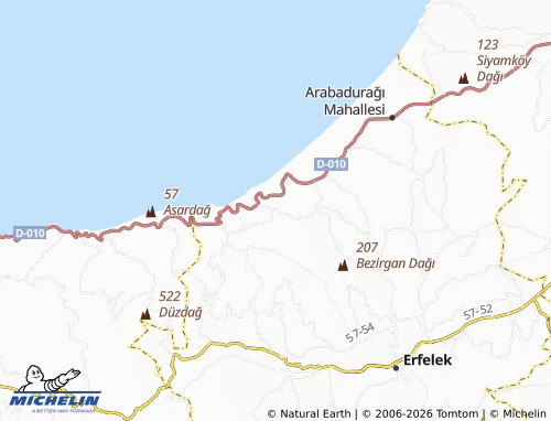 Mappa MICHELIN Karacaköy - ViaMichelin