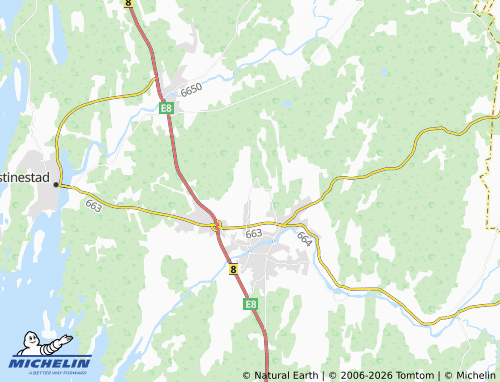 Carte MICHELIN Bruskbacken - ViaMichelin