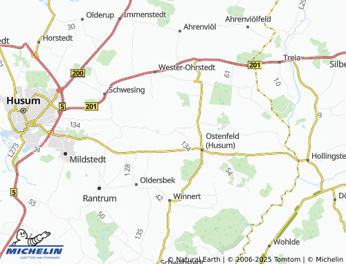MICHELIN Wittbek map - ViaMichelin